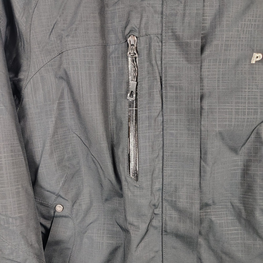 North End Womens L Warm‎ Logik 3-in-1 System Jacket Black Textured EZEM system - Picture 3 of 16